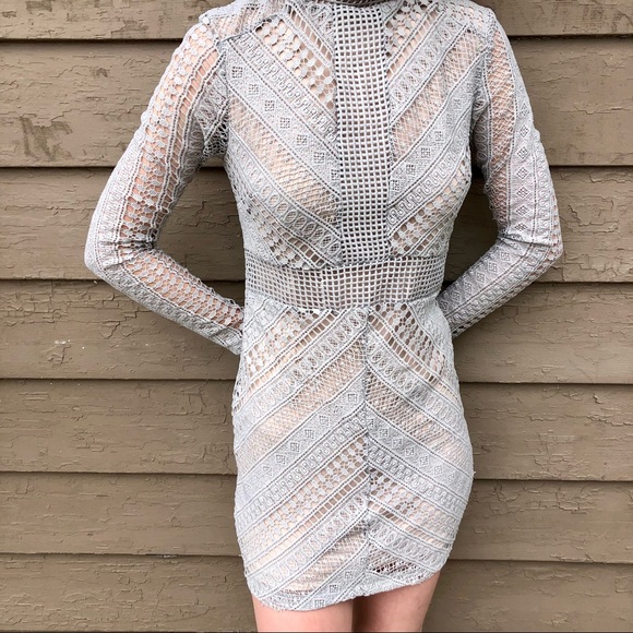 NWT! Boohoo crocheted bodycon dress! - Picture 3 of 9